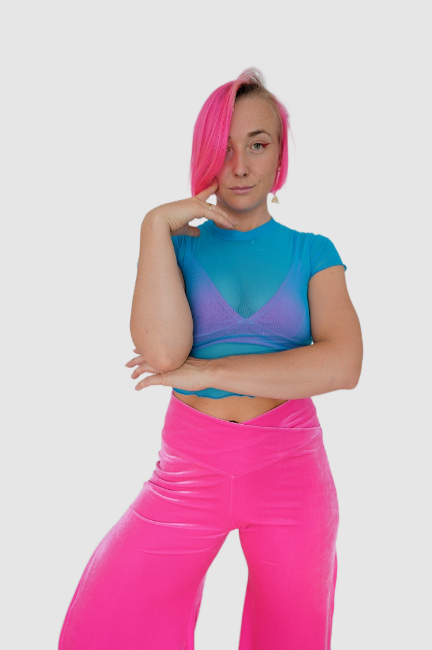 Charm Mesh Top