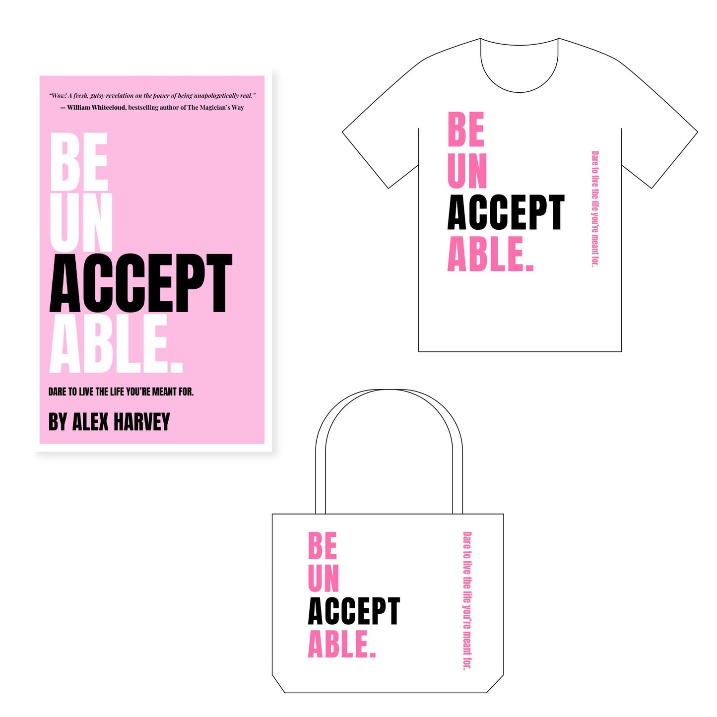 Book Launch Bundle Luxe - Signed Book + Tote + Tee